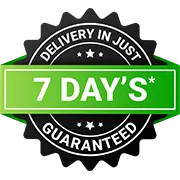 7 day delivery guaranteed