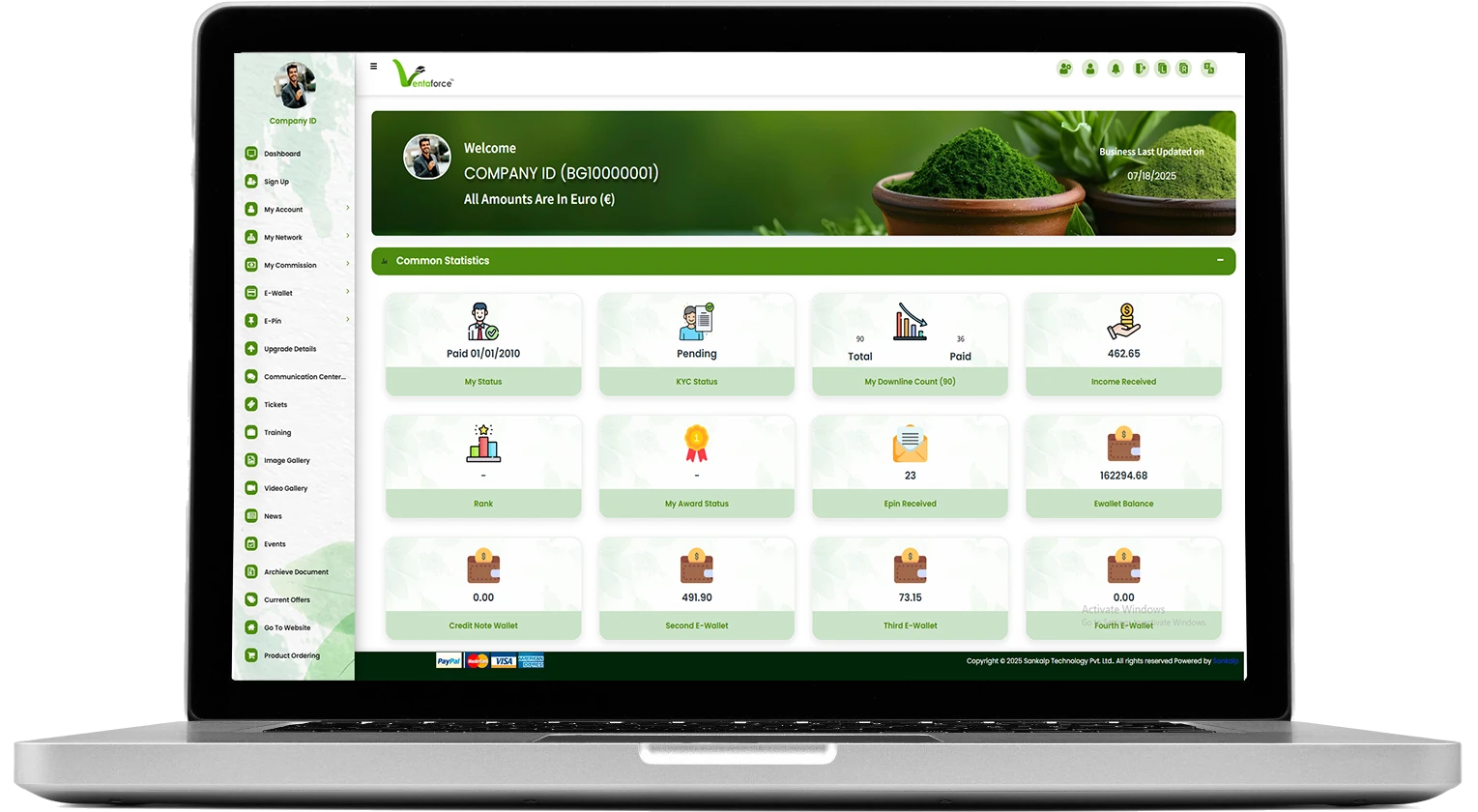 video tour dashboard